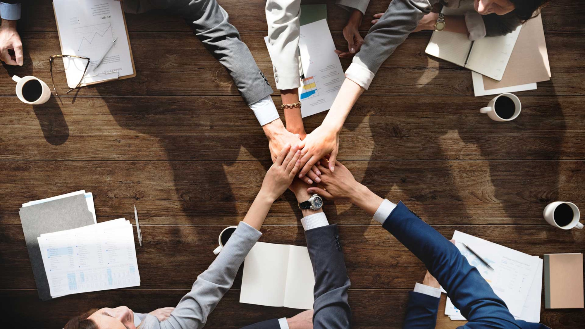 Business meeting for business insurance